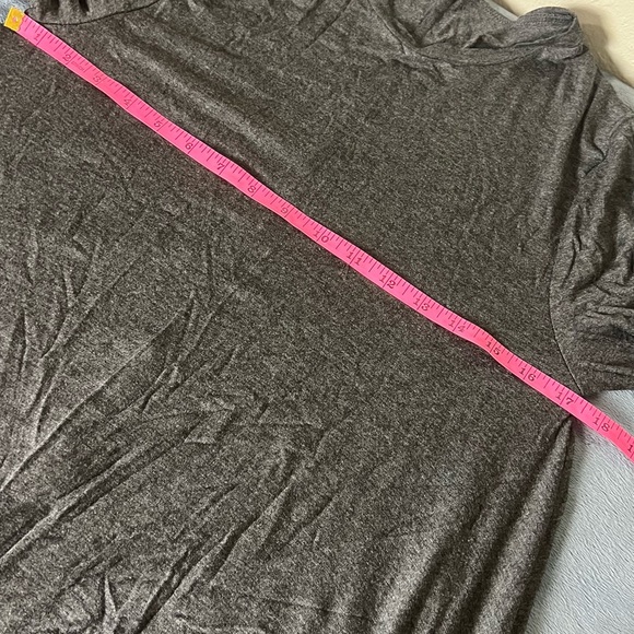 3/4 sleeves long maxi dress dark gray - Picture 10 of 11